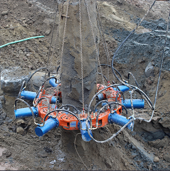 高鐵、一帶一路（液壓破樁機(jī)）